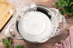 Домашняя печеночная колбаса в пакете Домашняя печеночная колбаса в пакете