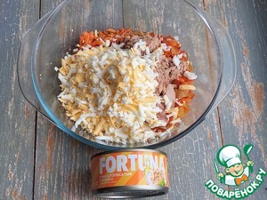 Пирог с тунцом и яйцом "Новогодний" Пирог с тунцом и яйцом "Новогодний"