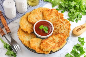 Оладьи из вермишели с сыром Оладьи из вермишели с сыром