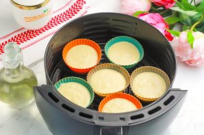 Творожные кексы в аэрогриле