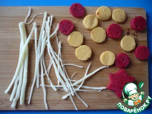 Елка из овощей и тунца