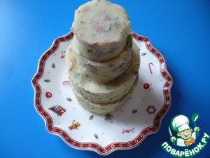 Елка из овощей и тунца