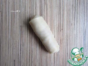 Разборный пирог-ёлочка "Тунец и капуста"