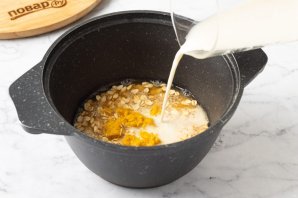 Овсяная каша с шоколадом и апельсином Овсяная каша с шоколадом и апельсином