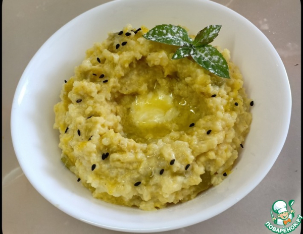 Каша пшенная с тыквой и медом Каша пшенная с тыквой и медом