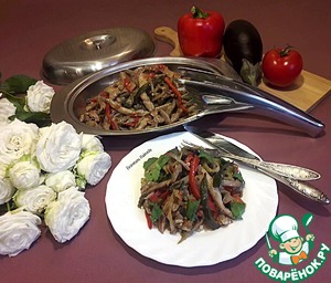 Курица с баклажанами к 14 февраля Курица с баклажанами к 14 февраля