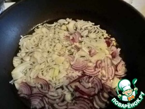 Куриная печень с грибами и сметаной Куриная печень с грибами и сметаной