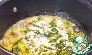 Куриный суп с пармезаном от Оттоленгги