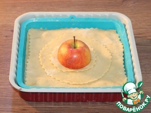 Мягкое яблочное пирожное с помадкой Мягкое яблочное пирожное с помадкой