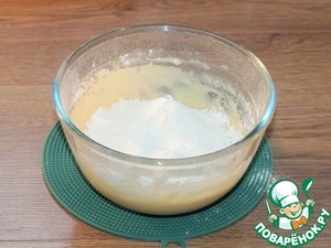 Мягкое яблочное пирожное с помадкой Мягкое яблочное пирожное с помадкой