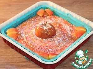 Мягкое яблочное пирожное с помадкой Мягкое яблочное пирожное с помадкой