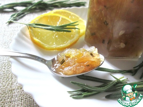 Огуречное варенье с яблоками и розмарином Огуречное варенье с яблоками и розмарином