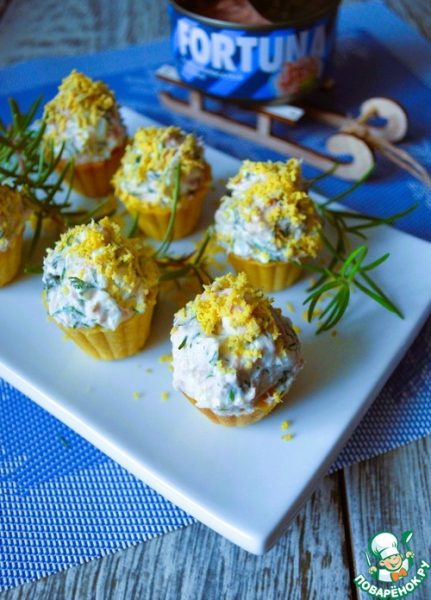 Паштет с тунцом и творожным сыром Паштет с тунцом и творожным сыром