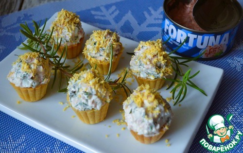 Паштет с тунцом и творожным сыром Паштет с тунцом и творожным сыром