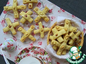 Печенье «Крестики» с орехами Печенье «Крестики» с орехами