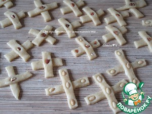 Печенье «Крестики» с орехами Печенье «Крестики» с орехами