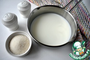 Полента на завтрак с сыром и яйцом