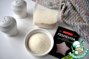 Полента на завтрак с сыром и яйцом