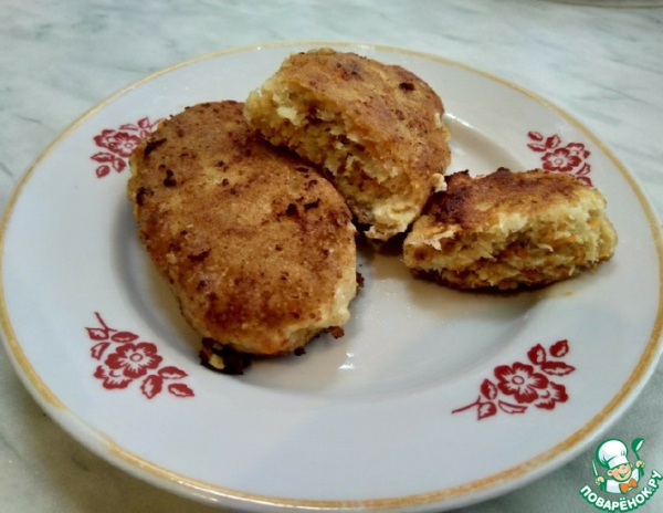 Рыбные котлеты "солнечные"