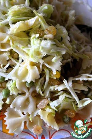 Салат из кабачков и "бабочек"