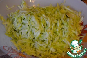 Салат из кабачков и "бабочек"