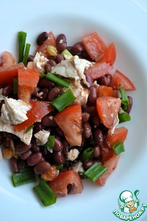 Салат из курицы с фасолью Салат из курицы с фасолью