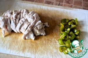 Салат из курицы с фасолью Салат из курицы с фасолью