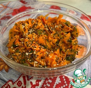 Салат "Морковное настроение" Салат "Морковное настроение"