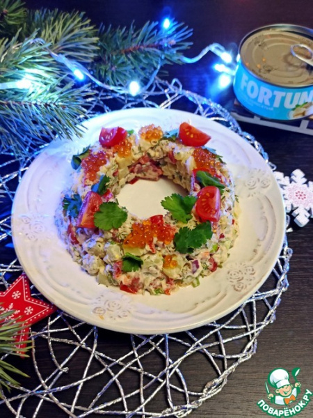 Салат "Русские традиции" с тунцом