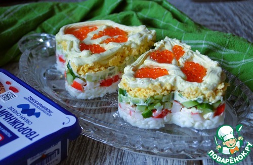 Салат с крабовыми палочками "Лёгкий" Салат с крабовыми палочками "Лёгкий"