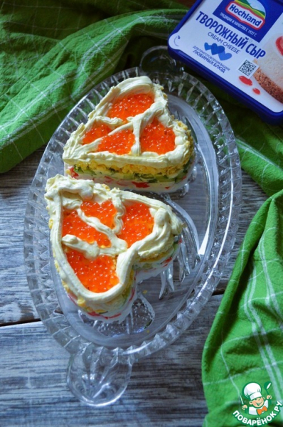 Салат с крабовыми палочками "Лёгкий" Салат с крабовыми палочками "Лёгкий"