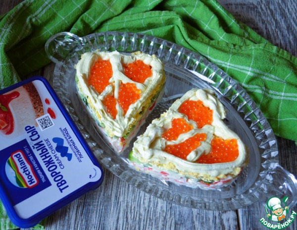 Салат с крабовыми палочками "Лёгкий" Салат с крабовыми палочками "Лёгкий"