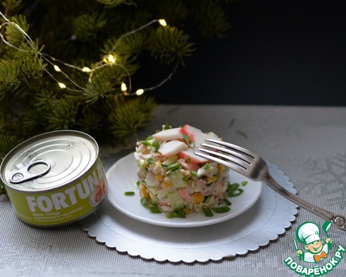 Салат с тунцом "Мирослава" Салат с тунцом "Мирослава"