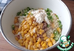 Салат с тунцом "Мирослава" Салат с тунцом "Мирослава"