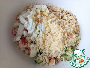 Салат с тунцом "Мирослава" Салат с тунцом "Мирослава"