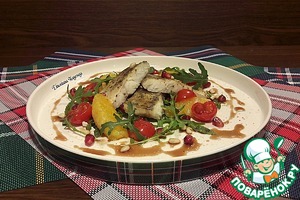 Салат с запеченным судаком Салат с запеченным судаком