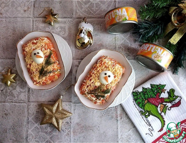 Салат "Зимушка-зима" Салат "Зимушка-зима"