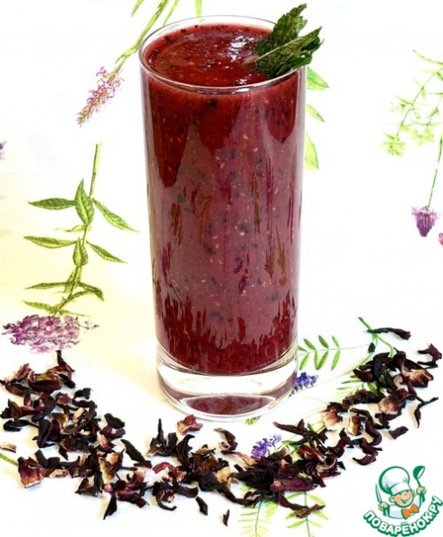 Смузи фруктовый "Каркаде"