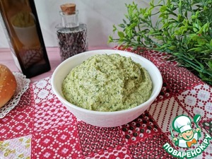 Соус с кабачком и руколой