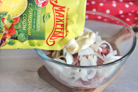 Стейк, замаринованный в майонезном #махеевъ маринаде, с яйцом Стейк, замаринованный в майонезном #махеевъ маринаде, с яйцом