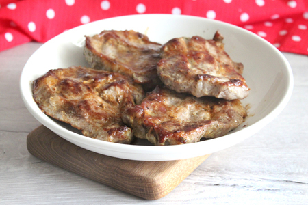 Стейк, замаринованный в майонезном #махеевъ маринаде, с яйцом Стейк, замаринованный в майонезном #махеевъ маринаде, с яйцом