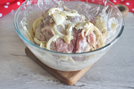 Стейк, замаринованный в майонезном #махеевъ маринаде, с яйцом Стейк, замаринованный в майонезном #махеевъ маринаде, с яйцом