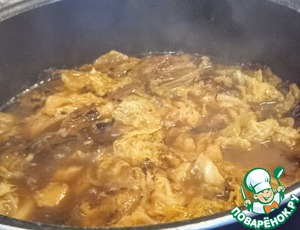 Суп из копчёной капусты и чарисо Суп из копчёной капусты и чарисо