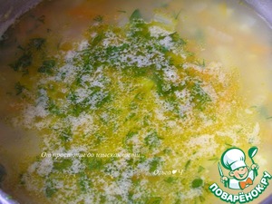 Суп с жёлтой чечевицей и мидиями Суп с жёлтой чечевицей и мидиями