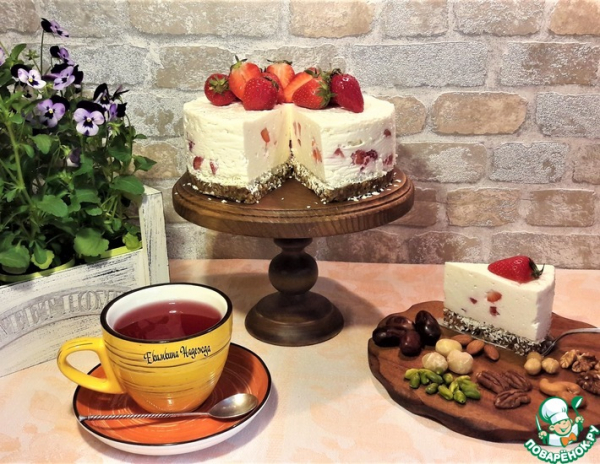 Торт йогуртовый без выпечки Торт йогуртовый без выпечки