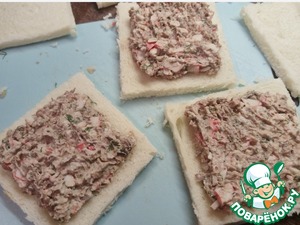 Закрытые бутерброды с тунцом Закрытые бутерброды с тунцом