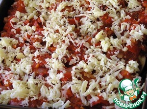 Закуска из яиц в красном соусе