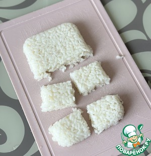 Закуска «Тунец на рисовой подушке» Закуска «Тунец на рисовой подушке»