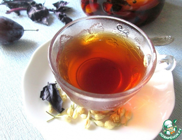 Жасминовый чай с фруктами Жасминовый чай с фруктами