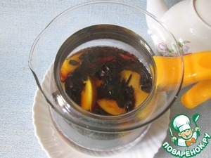 Жасминовый чай с фруктами Жасминовый чай с фруктами